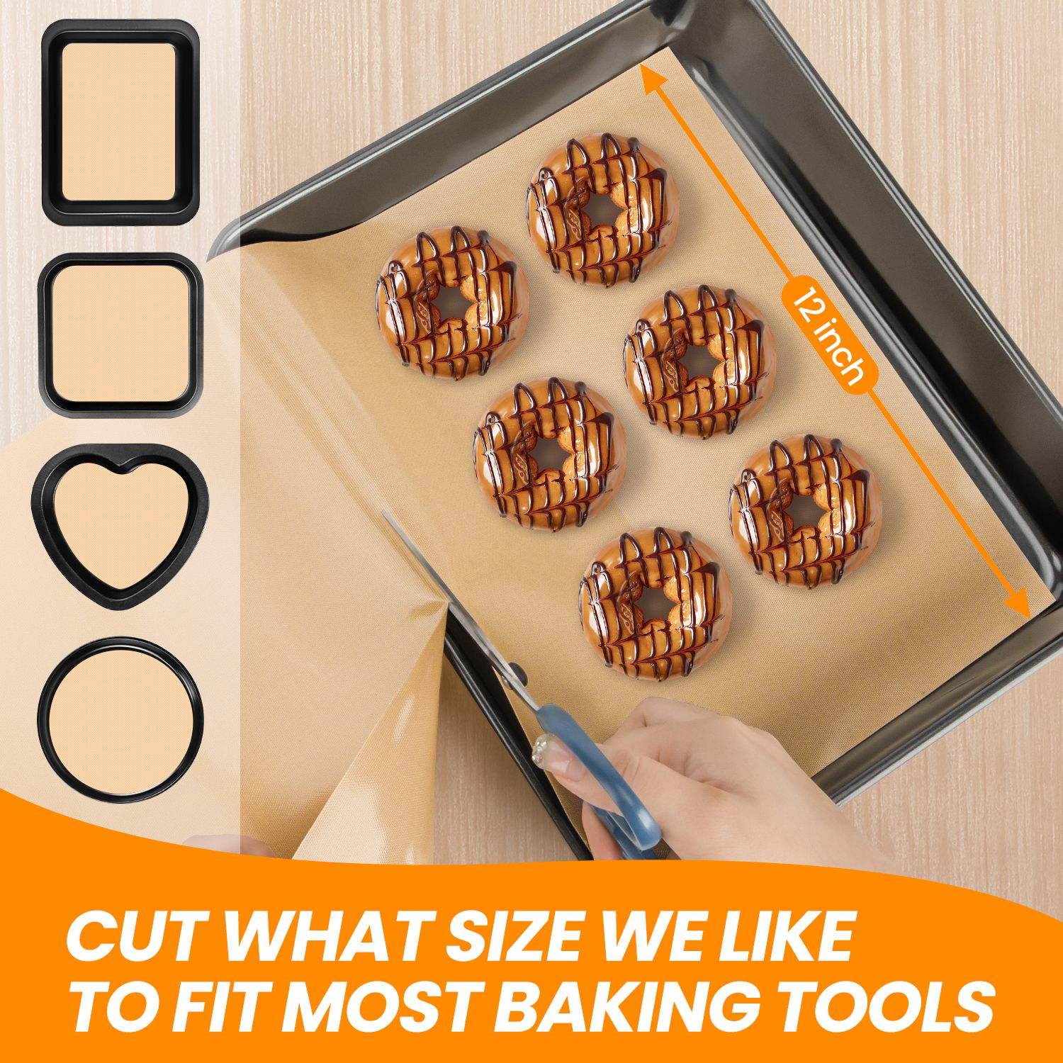 Silicone Baking Mat - Beige