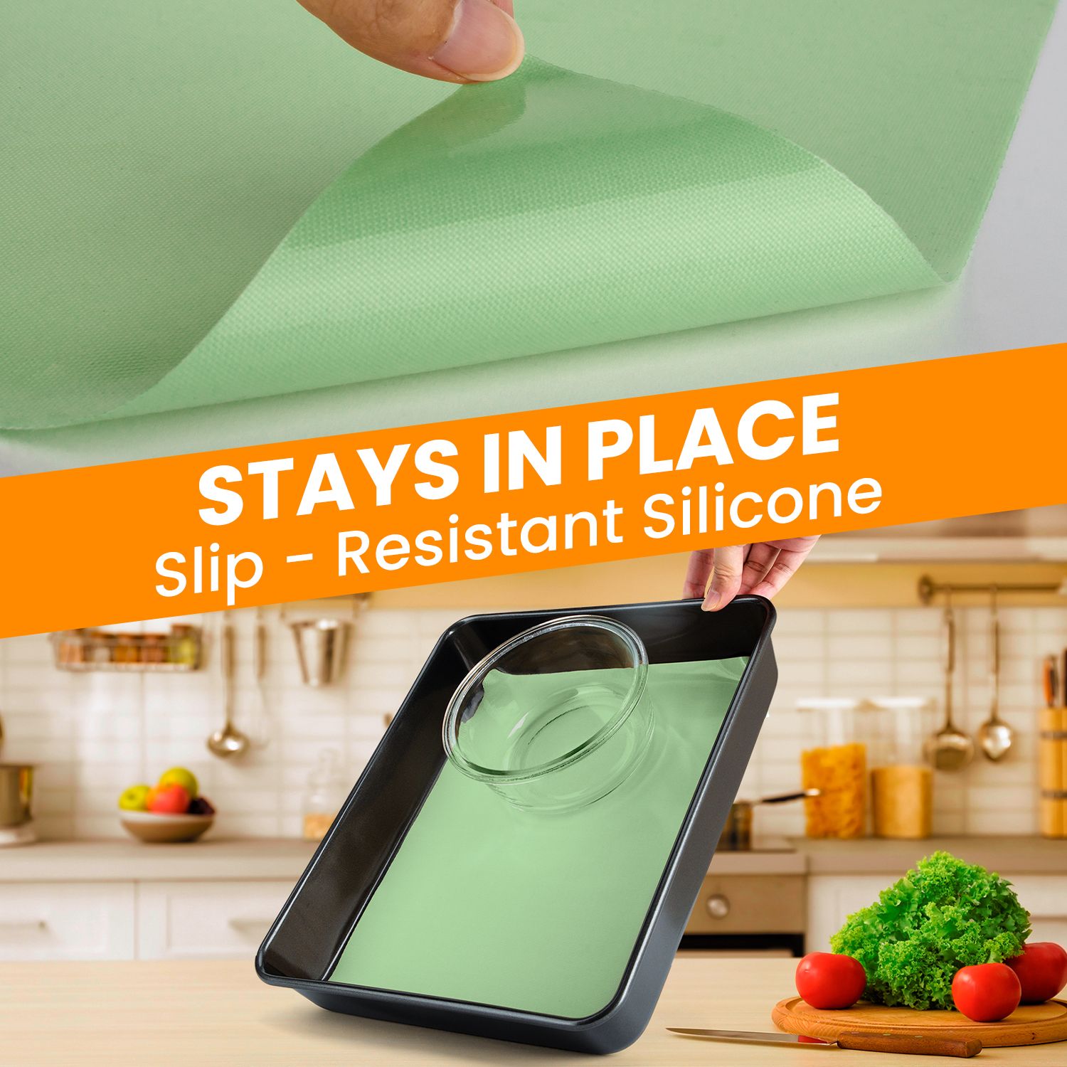 Silicone Baking Mat - Matcha Green