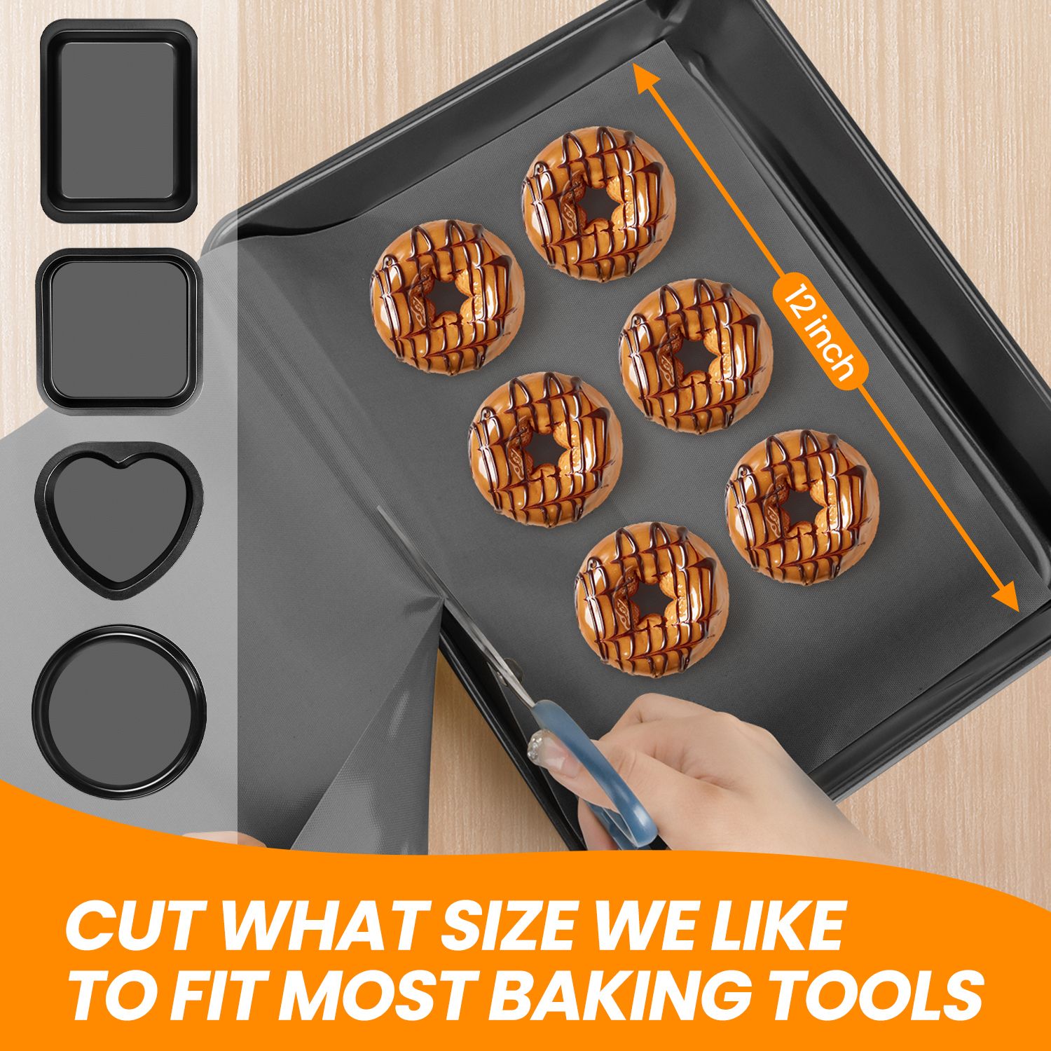 Silicone Baking Mat - Gray
