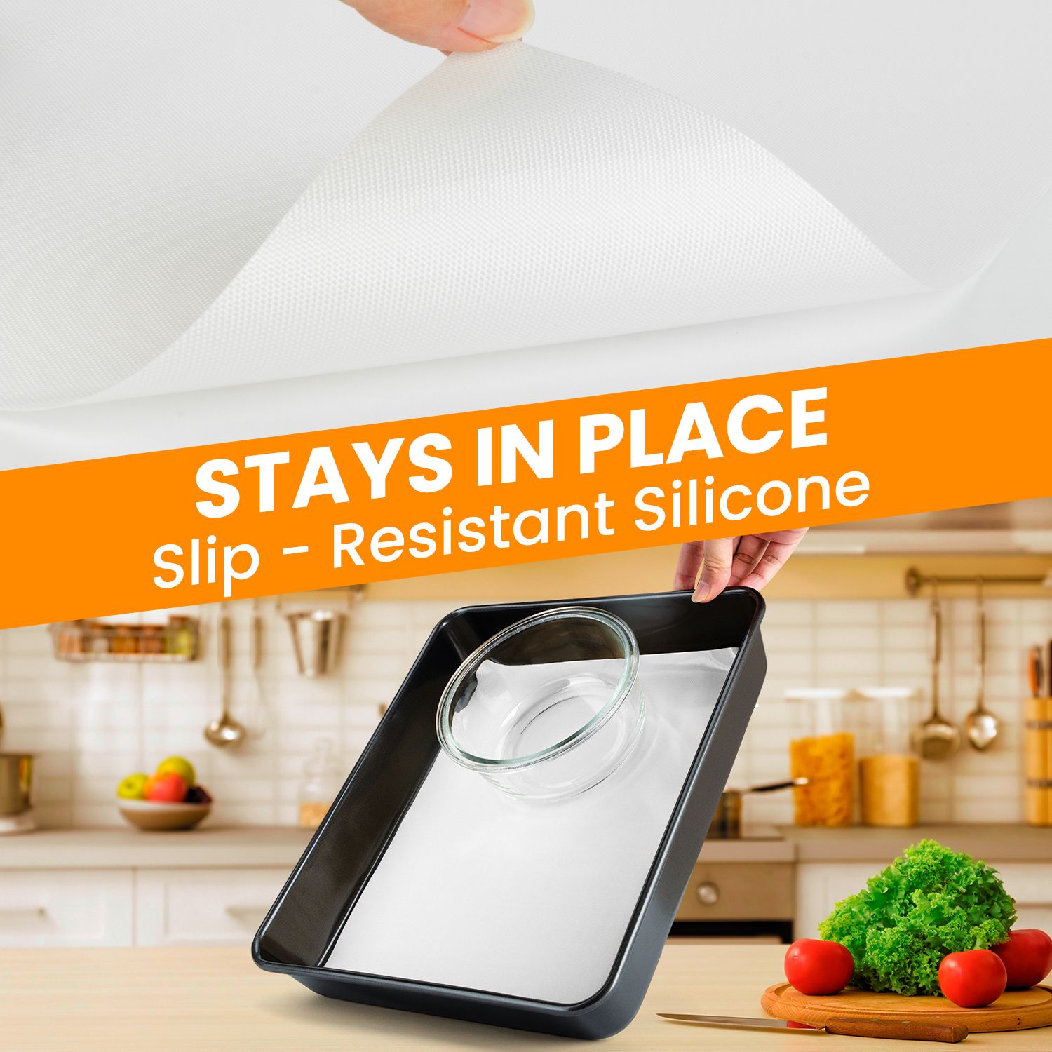 Silicone Baking Mat - White