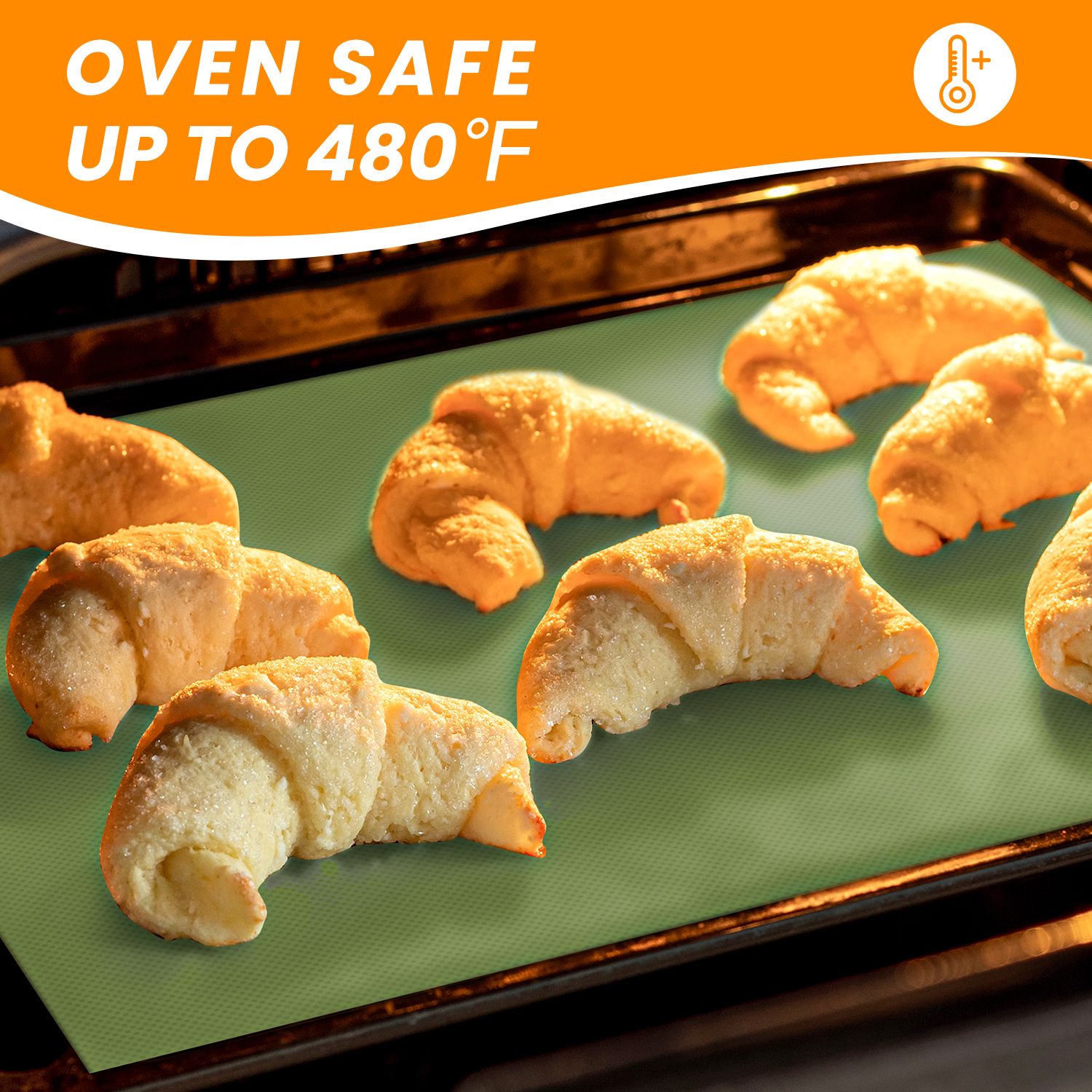 Silicone Baking Mat - Matcha Green