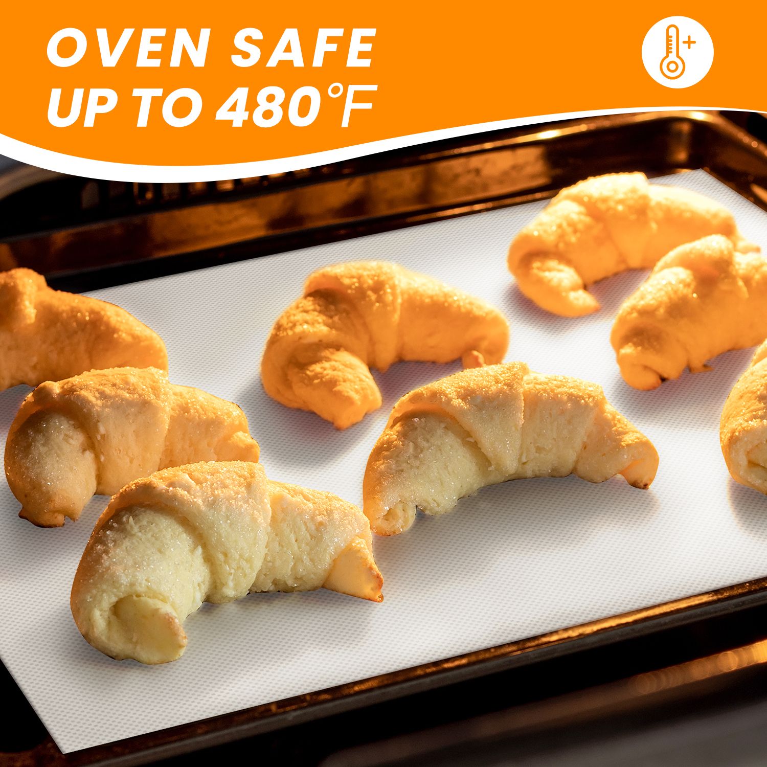 Silicone Baking Mat - White
