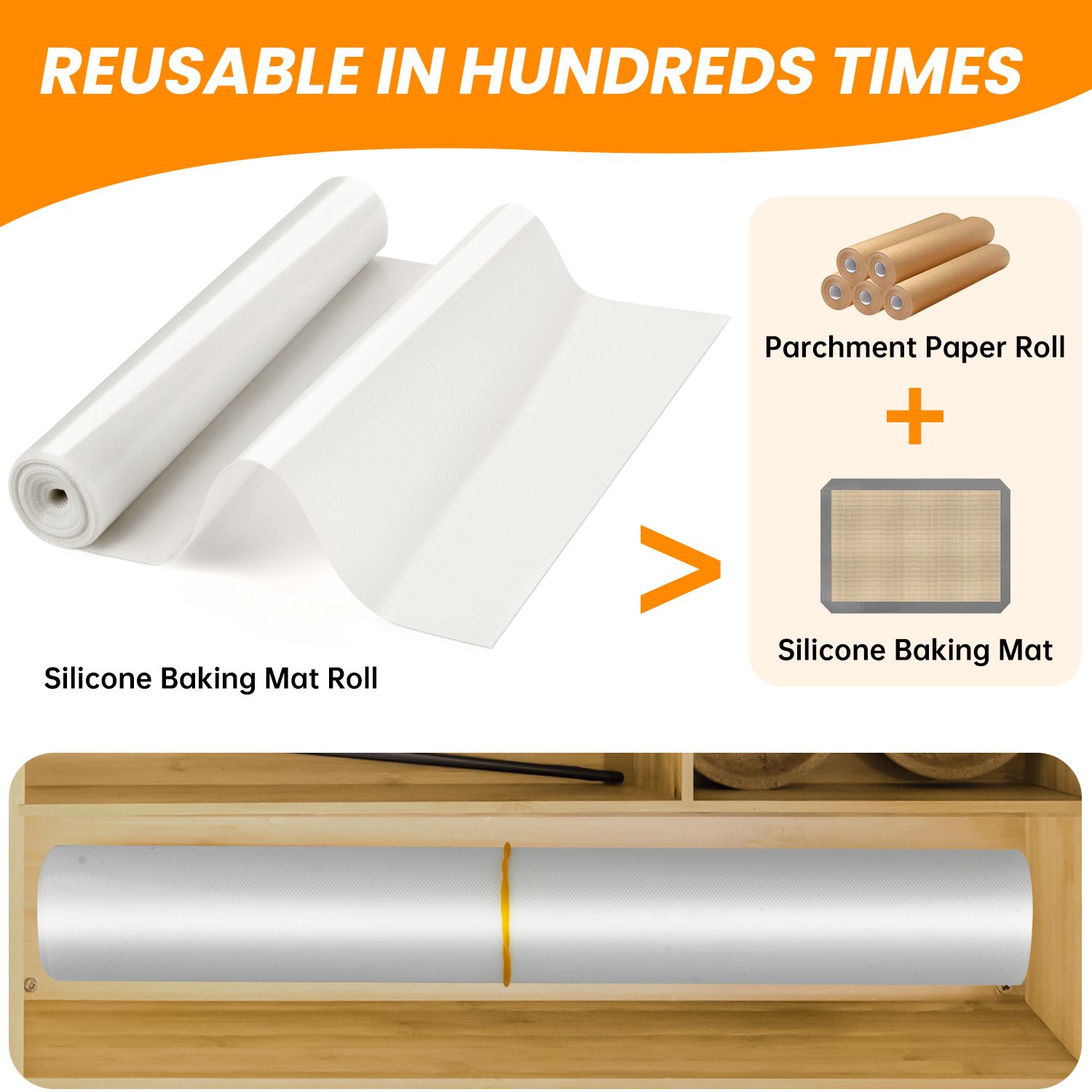 Silicone Baking Mat - White