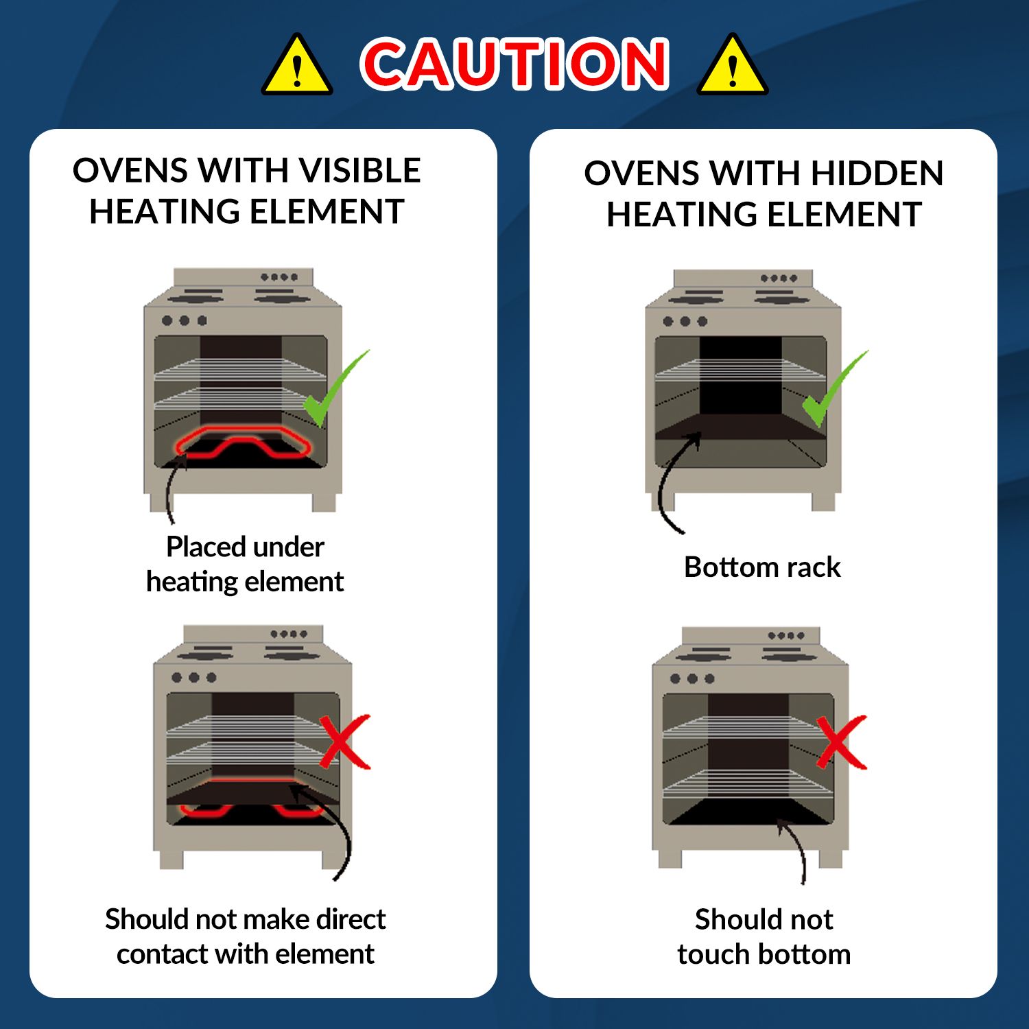 Oven Liners - Copper, 2 Pack