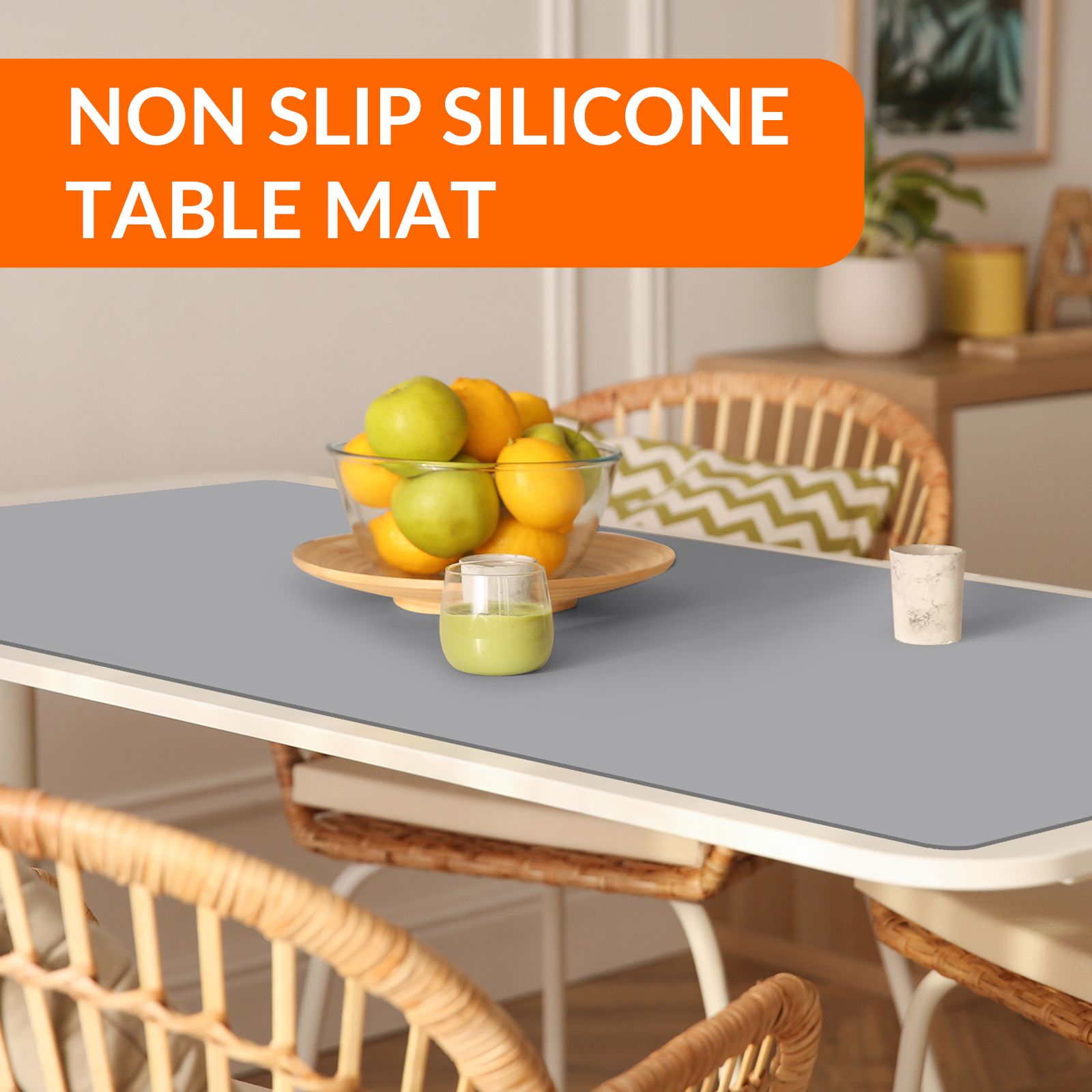 Countertop Protector Mat - Light Grey, 23.6L x 15.7W