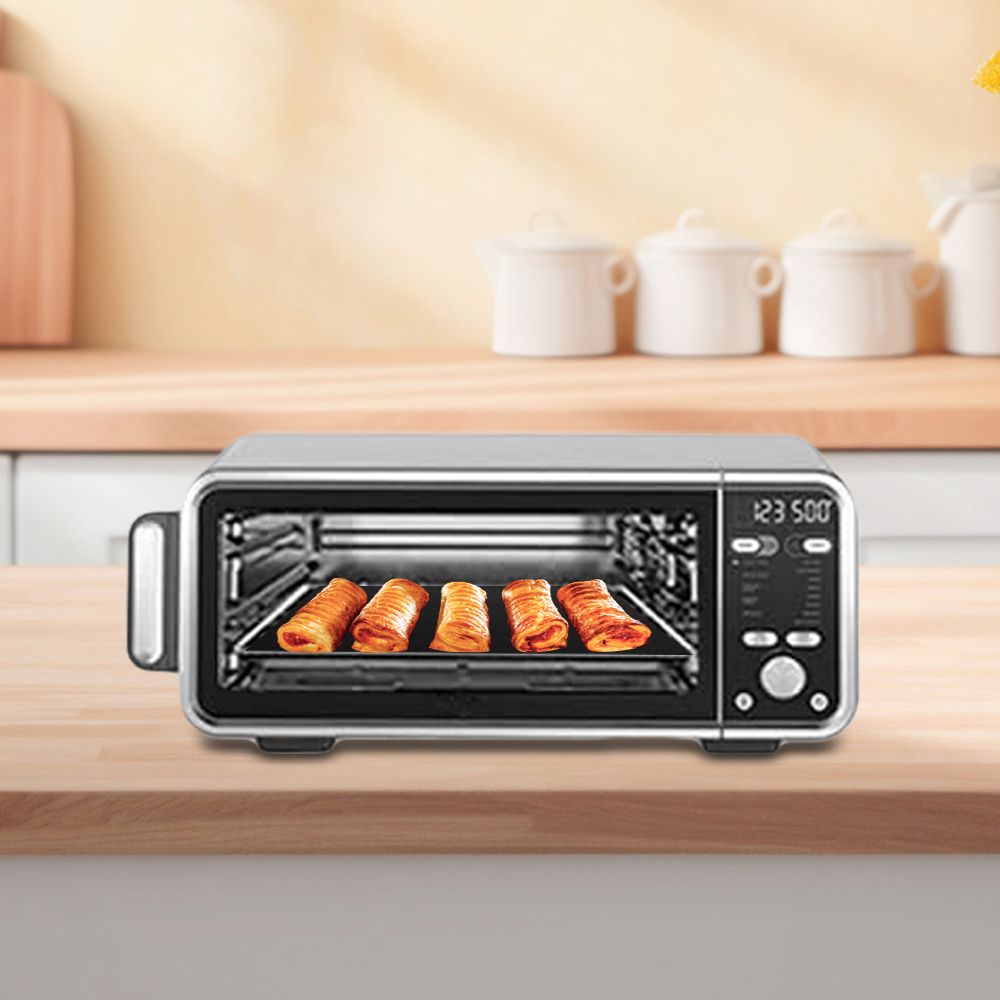 Reusable Silicone Air Fryer Liners - Black, 6 Pack