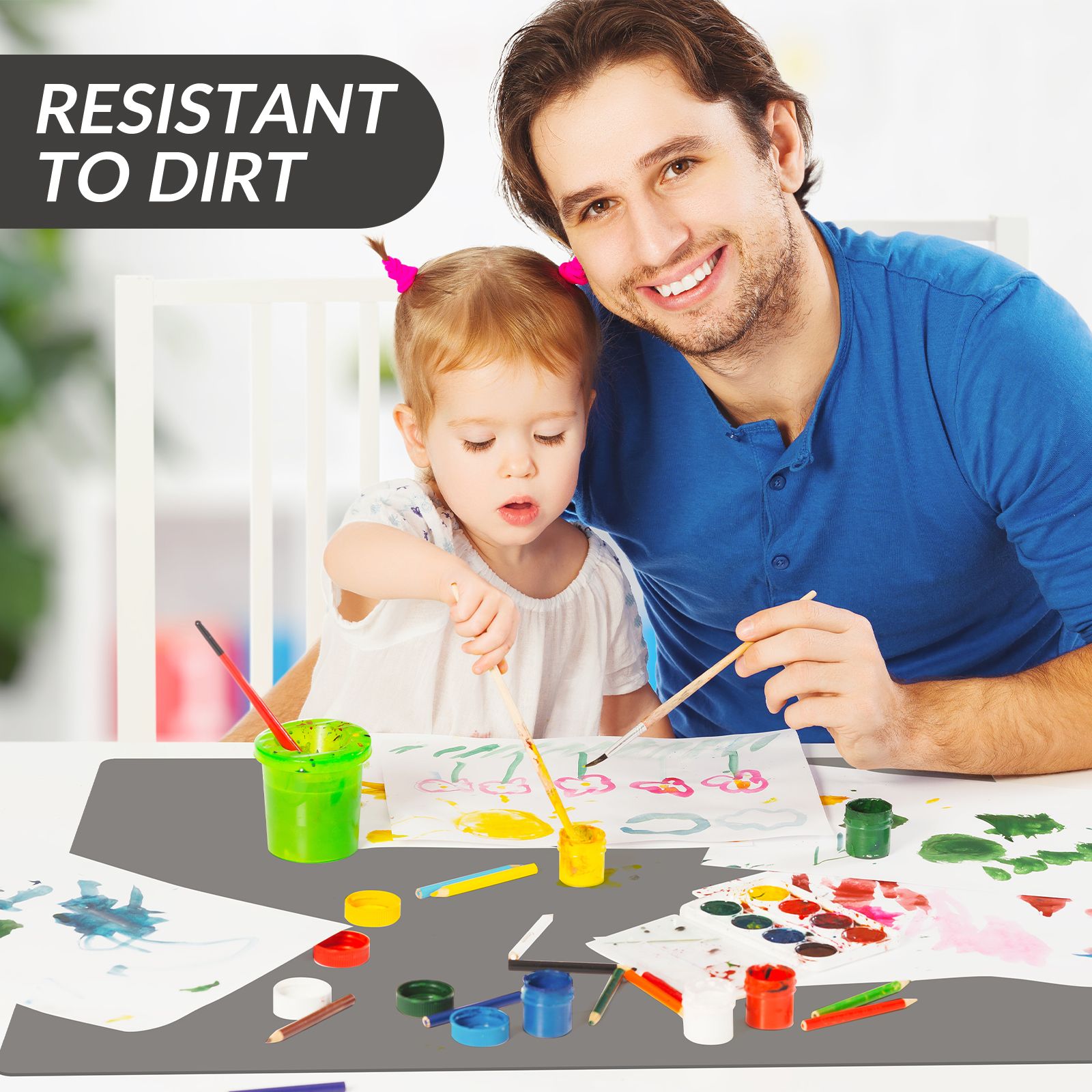 Countertop Protector Mat - Dark Grey, 23.6L x 15.7W