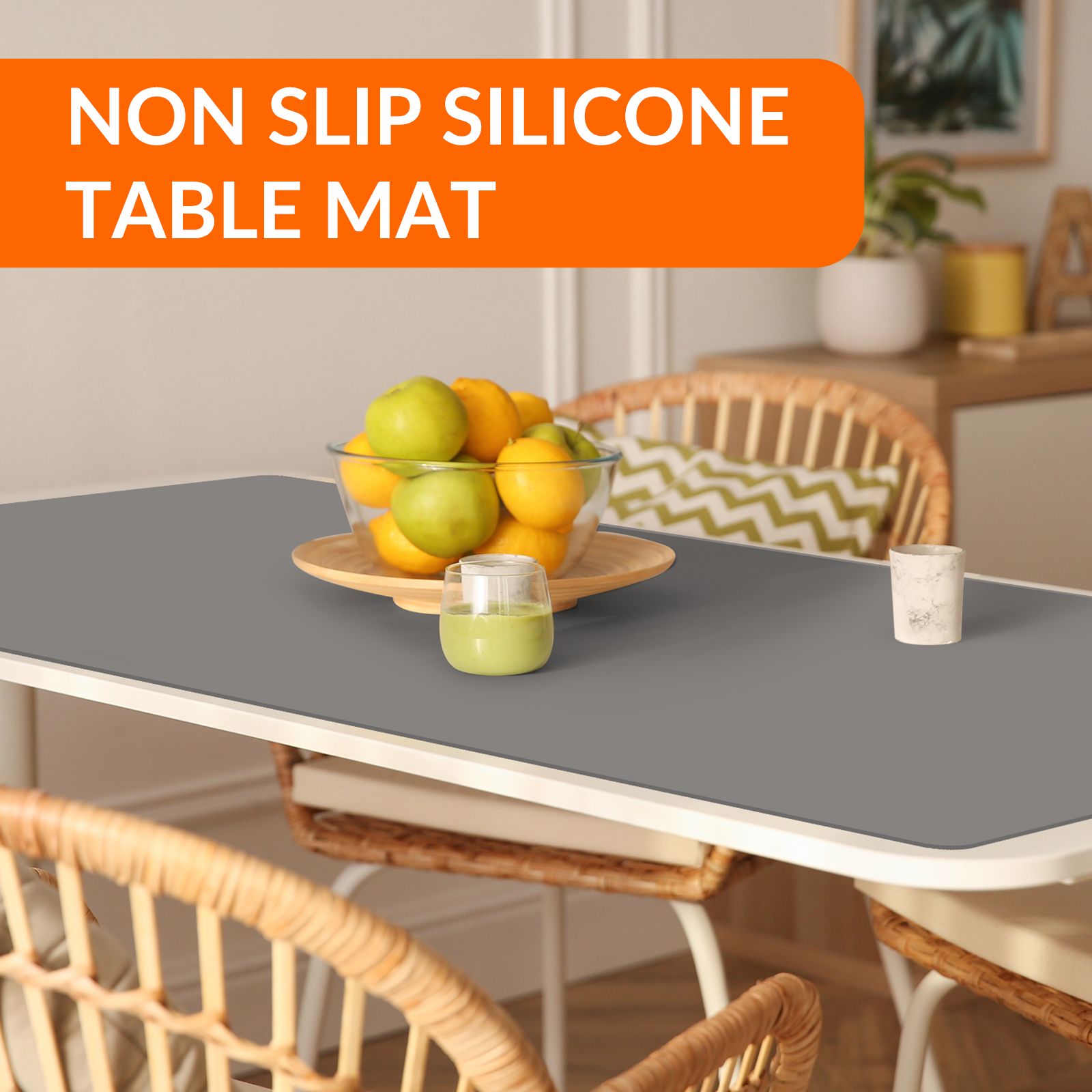 Countertop Protector Mat - Dark Grey, 23.6L x 15.7W