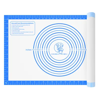 Pastry Mat with Measurements - Blue, 26x16
