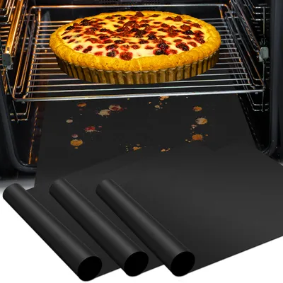 Oven Liners - Black, 3 Pack