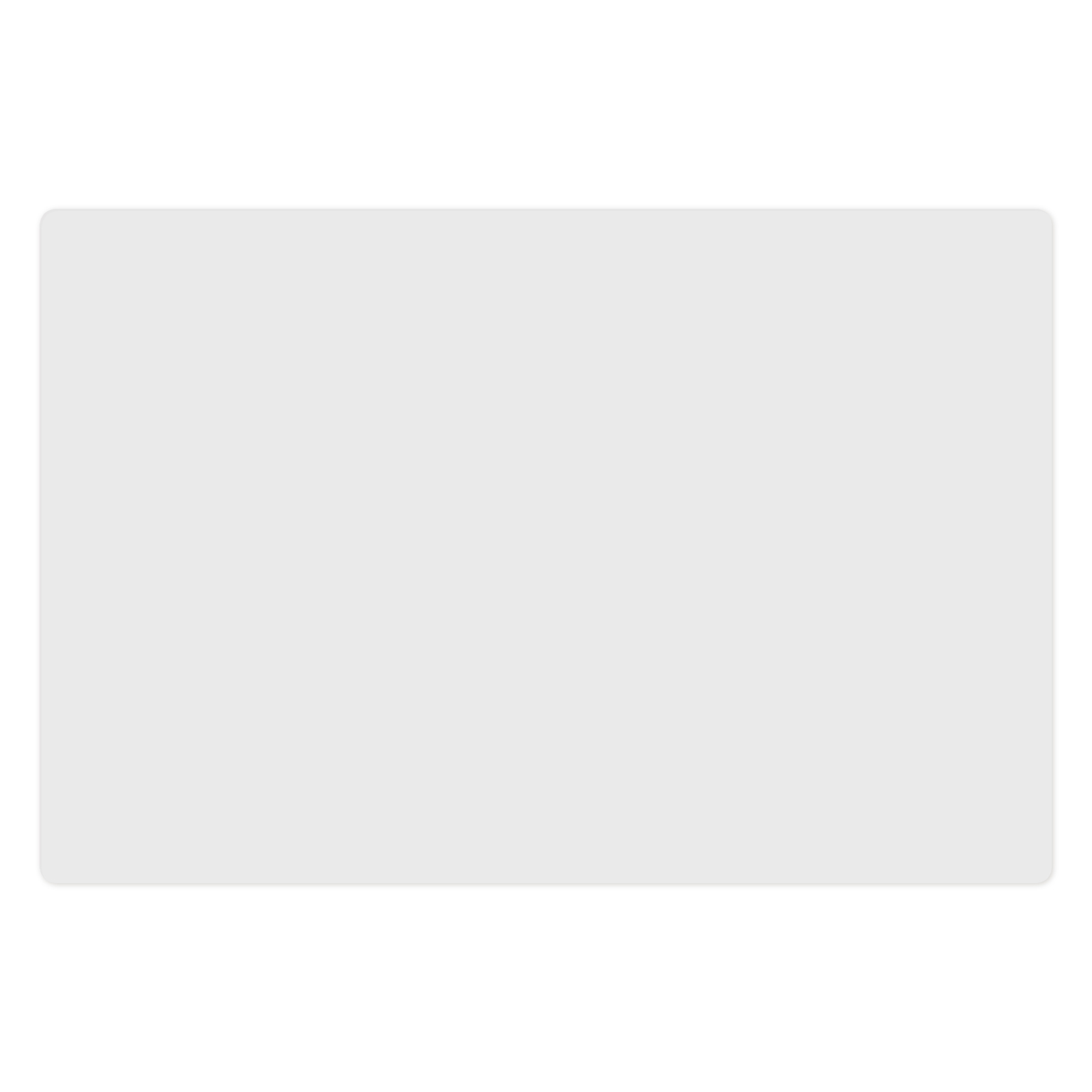 Countertop Protector Mat - Translucent, 23.6L x 15.7W