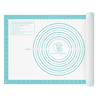 Pastry Mat with Measurements - Mint, 26x16
